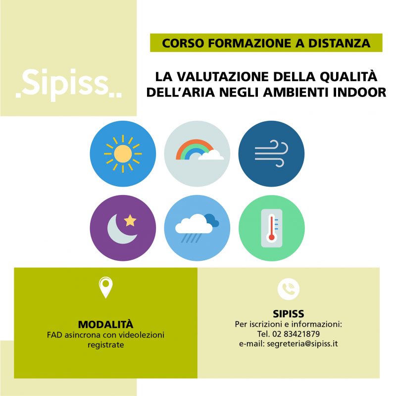 La valutazione della qualità dell'aria negli ambienti indoor - FAD - Sipiss